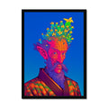 Ancien de la floraison du solstice — Impression encadrée – Art Sombre by Soulkeeper2099
