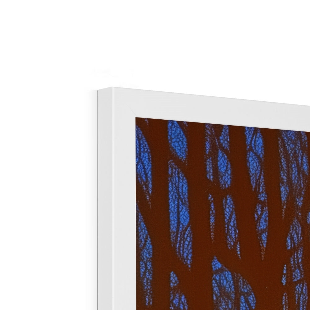 Huesos de neón en el bosque de invierno — Impresión Enmarcada – Arte Oscuro – Vista 8 by Soulkeeper2099