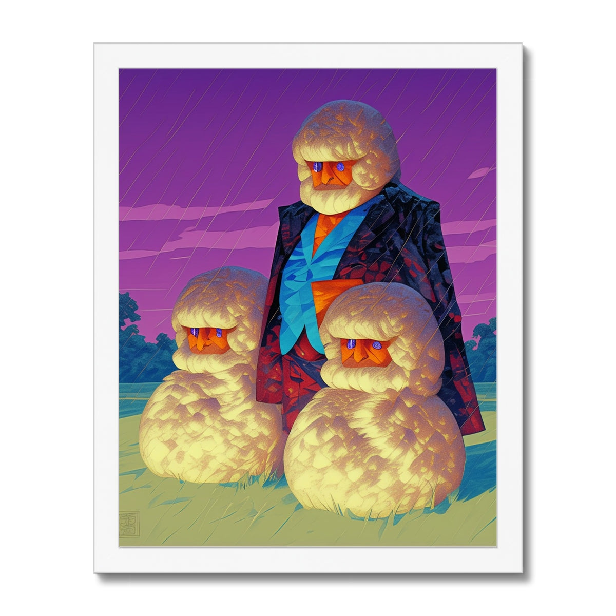  – white framed art print by Soulkeeper2099.