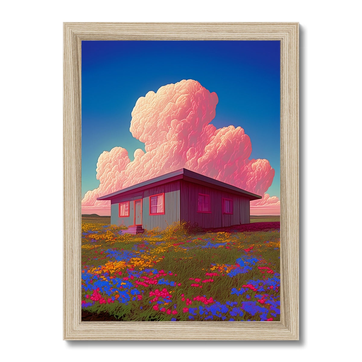  – natural wood framed art print by Soulkeeper2099.