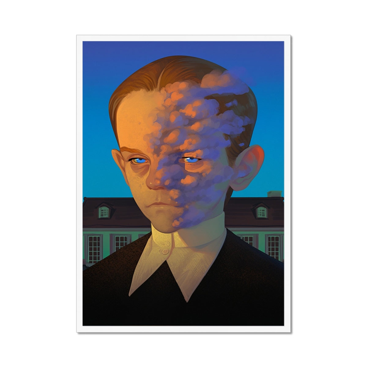  – white framed art print by Soulkeeper2099.