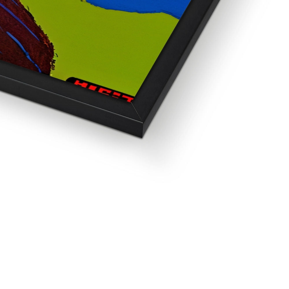 Cloudhead Bureaucrat – Surreal Portrait Print – Framed Print print detail by Soulkeeper2099