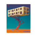 Árbol que lleva ruinas — Impresión Hahnemühle Photo Rag – Arte Cyberpunk Neón by Soulkeeper2099