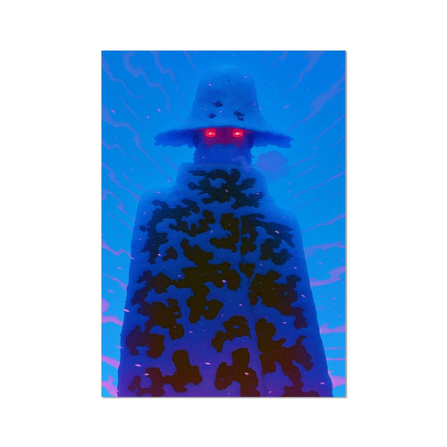 Aureole Gale – Neon Cyberpunk Art – Hahnemühle Photo Rag Print by Soulkeeper2099
