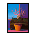 Frühlingsrelikt im Wohnzimmer — Gerahmter Druck – Dunkle Kunst by Soulkeeper2099