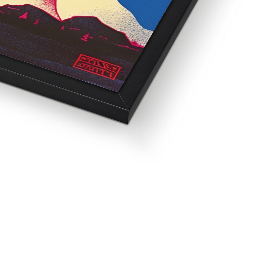 Reno coloso derretido — Impresión Enmarcada – Arte Oscuro – Detalle de impresión by Soulkeeper2099