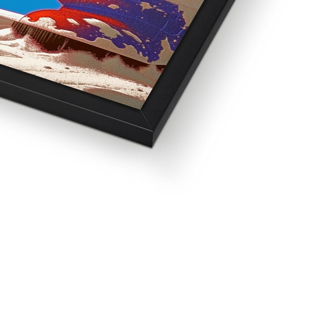 Boots of the Winter Giant – Dark Art Print – Framed Print print detail by Soulkeeper2099