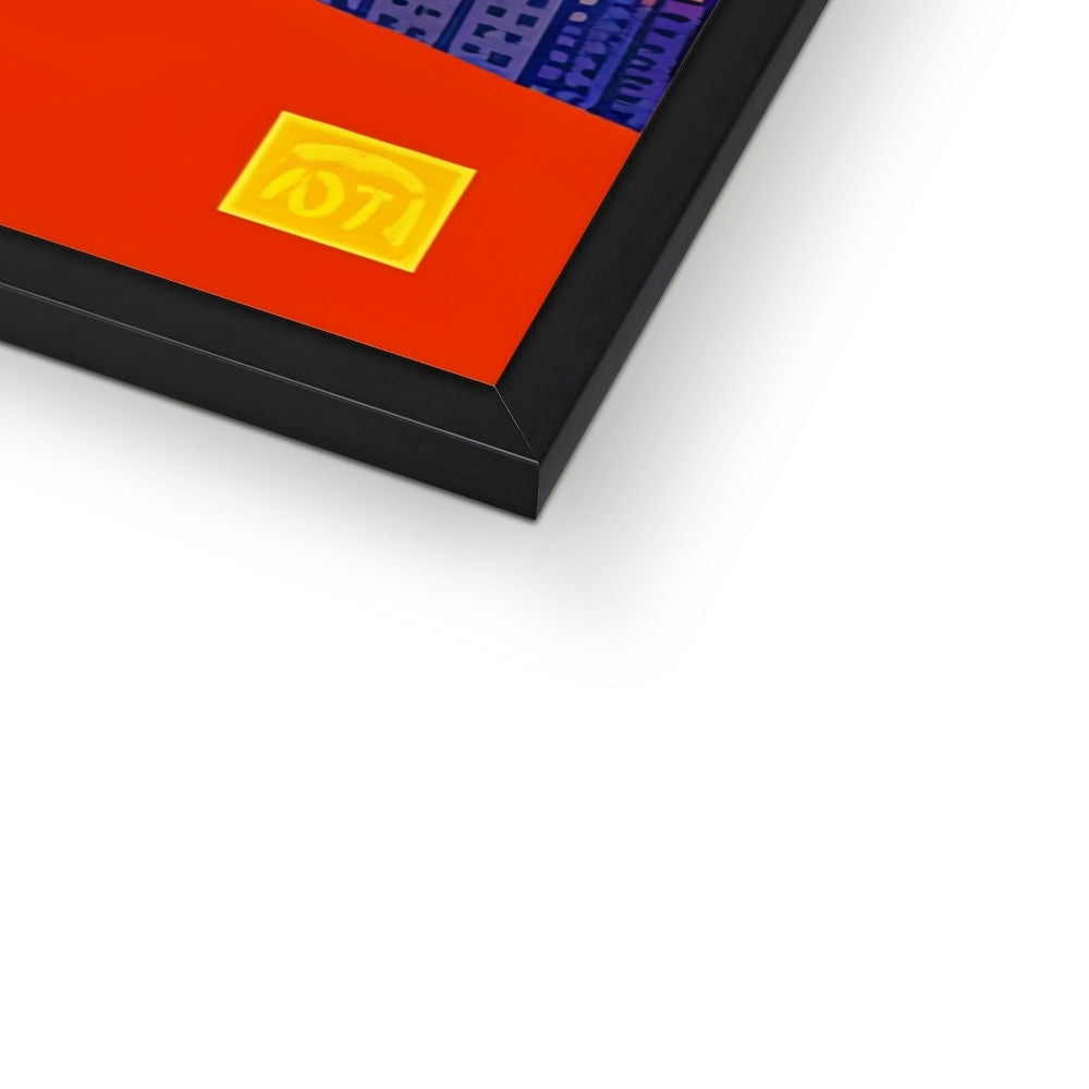 Turm des frostigen Atems — Gerahmter Druck – Dunkler Kunstdruck – Druckdetail by Soulkeeper2099