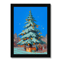 Citrus Market Tree – Dark Art Print – Framed Print by Soulkeeper2099