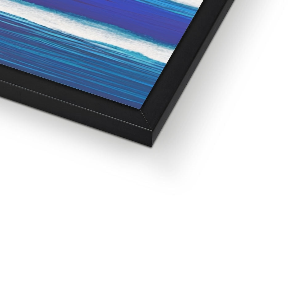 Hohle Architektur an der Gezeitengrenze — Gerahmter Druck – Dunkle Kunst – Druckdetail by Soulkeeper2099