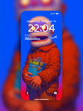 Red-Nose Alert of Snowcloud – Dark Art Wallpaper – wallpaper by Soulkeeper2099