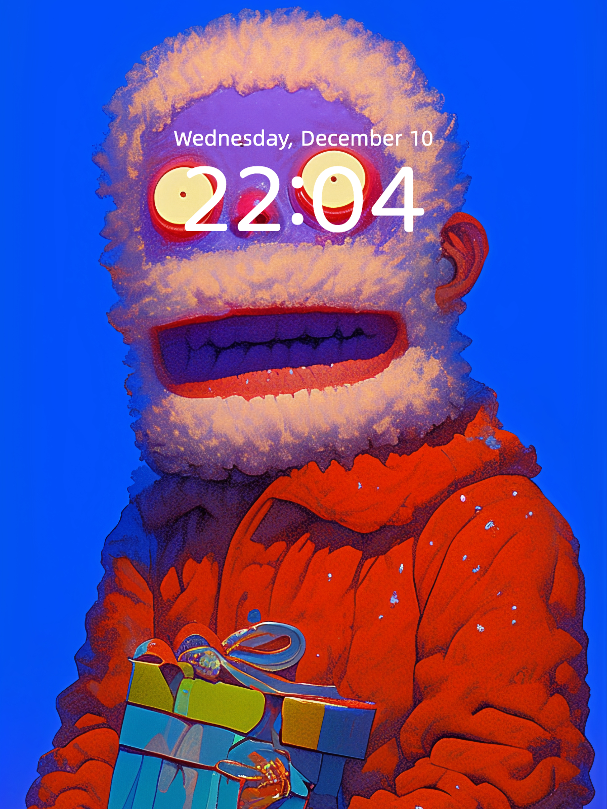 Red-Nose Alert of Snowcloud – Dark Art Wallpaper – wallpaper detail view by Soulkeeper2099