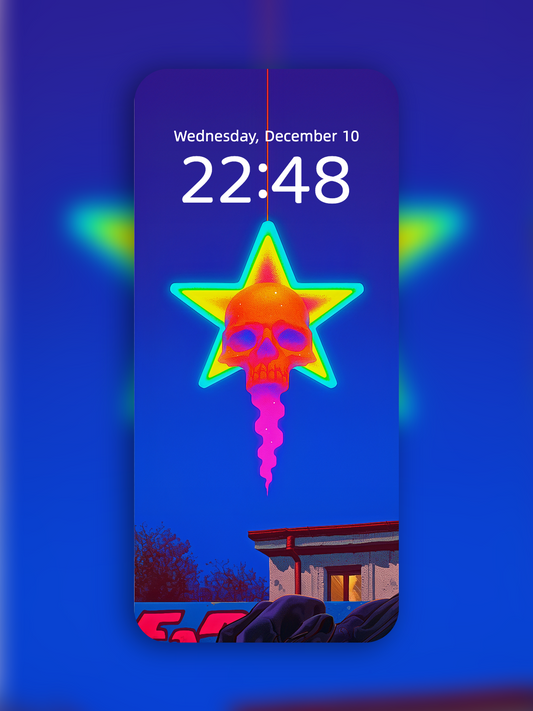 Skull Star Lamp: Goodnight Ritual wallpaper