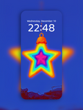 Skull Star Lamp: Post-Snow Static – Dark Art Wallpaper – wallpaper by Soulkeeper2099