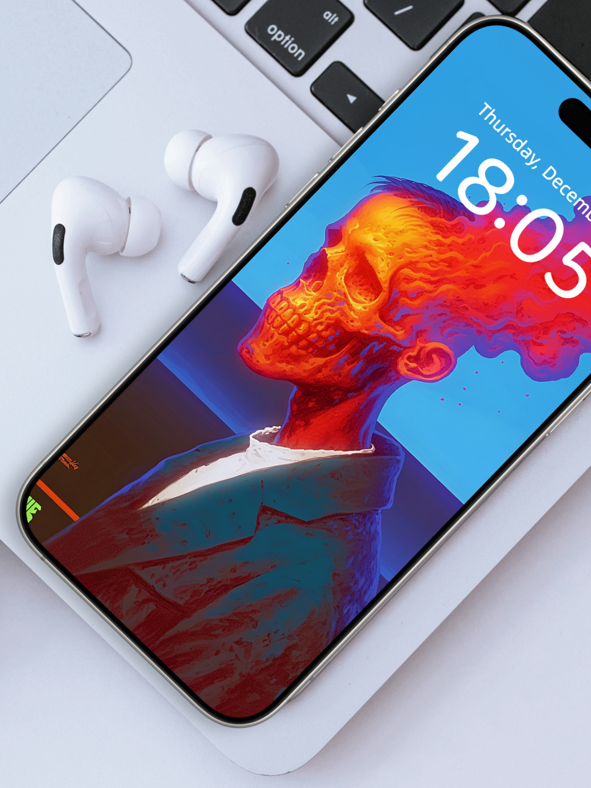 Molten Skull · Coastal Signal wallpaper