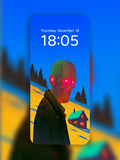 The Slope Watcher – Dark Art Wallpaper – wallpaper by Soulkeeper2099