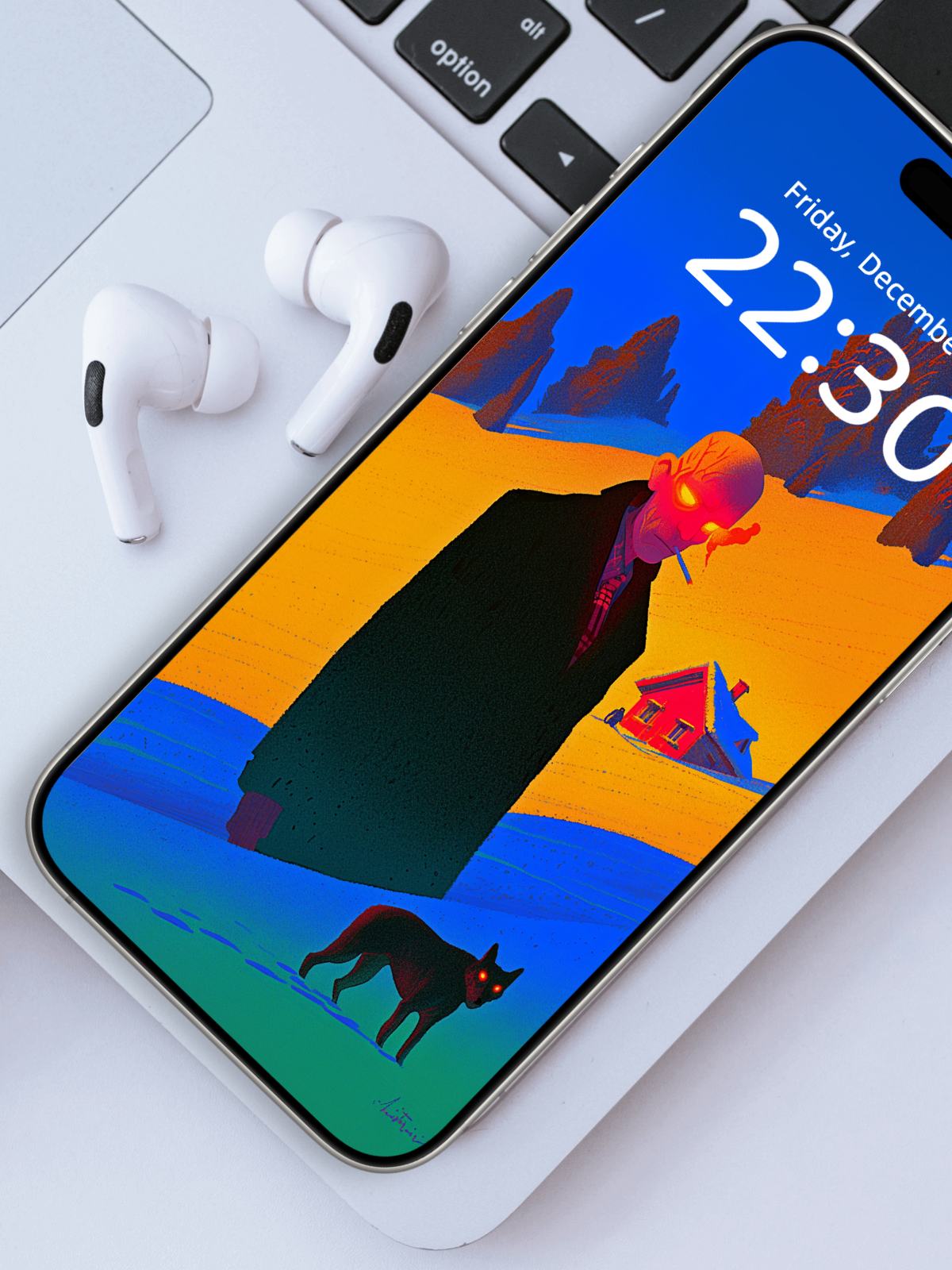 Winter Slope Warden wallpaper