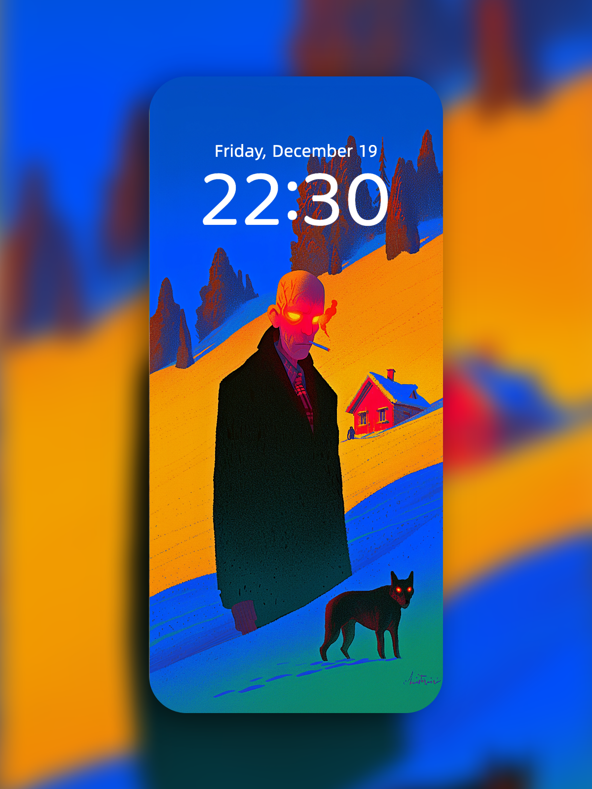 Winter Slope Warden wallpaper