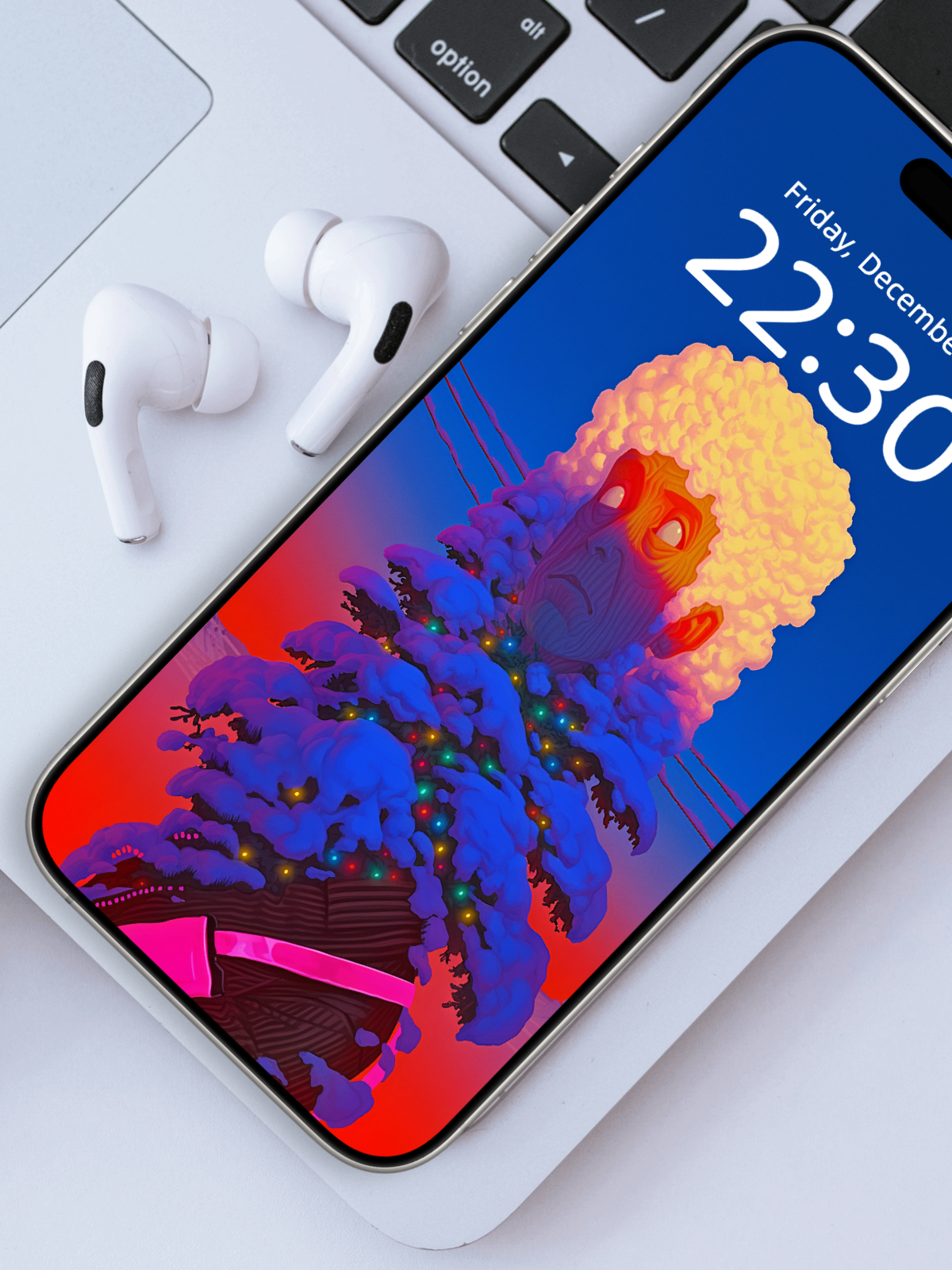 Symptom: Christmas Tree Head wallpaper