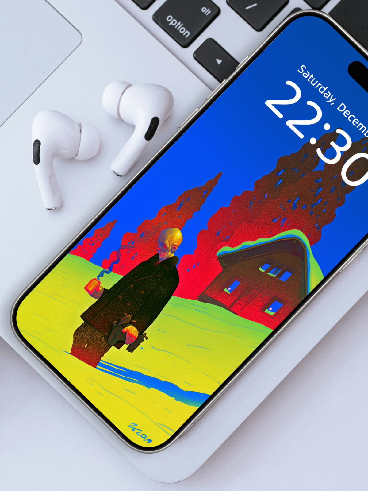 Commuter of the Last Slope wallpaper