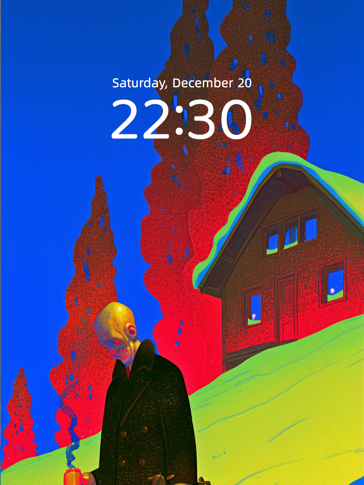 Commuter of the Last Slope – Dark Art Wallpaper – wallpaper detail view by Soulkeeper2099