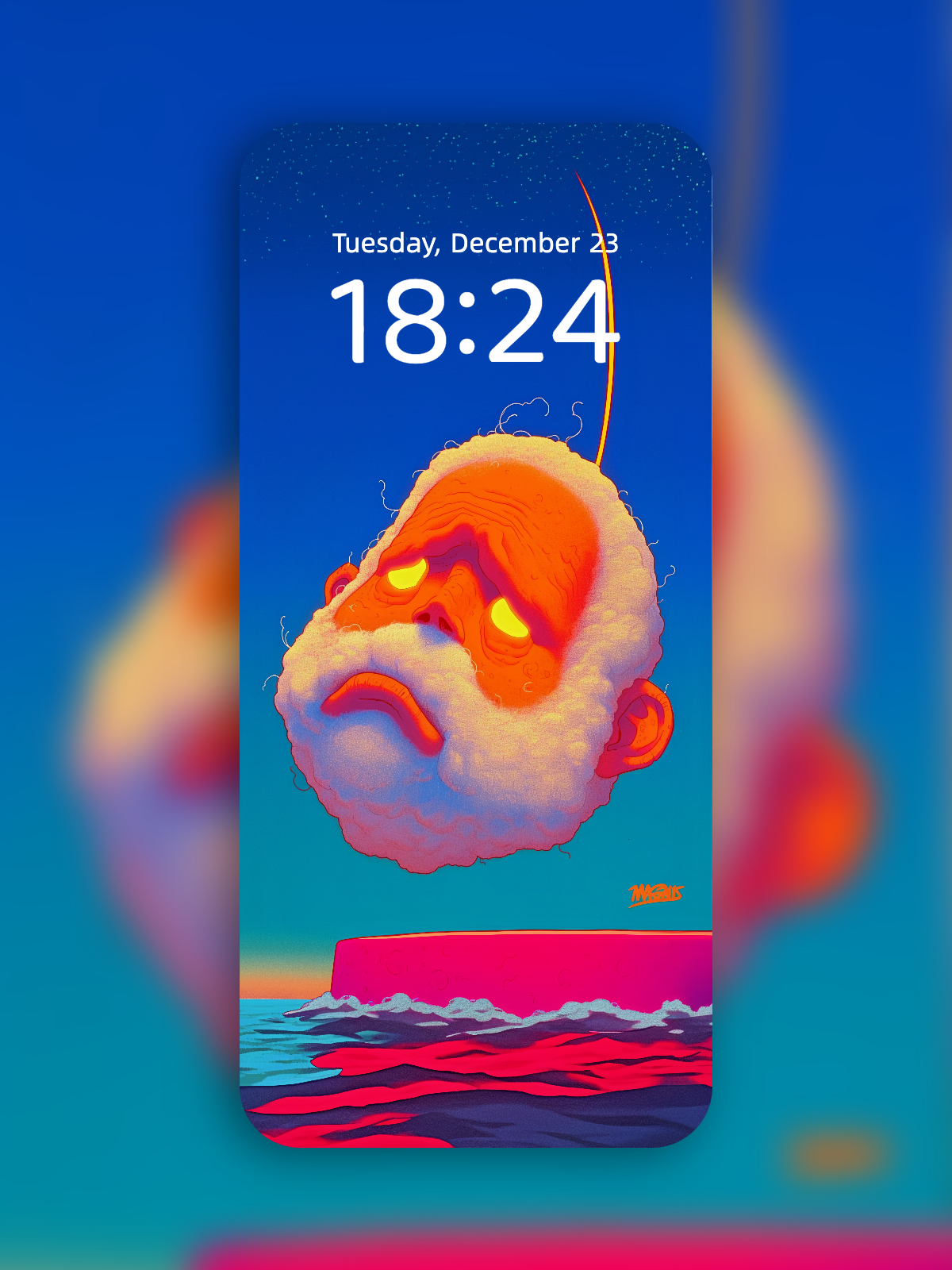 Elder at the Edge of the Sea wallpaper