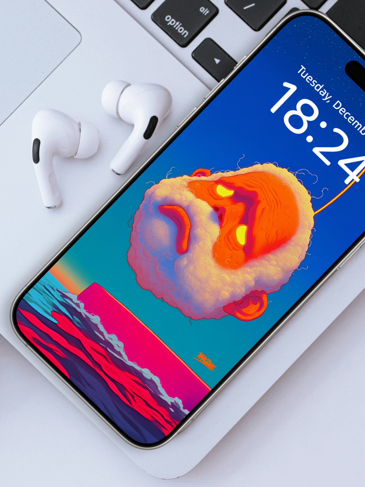 Elder at the Edge of the Sea wallpaper